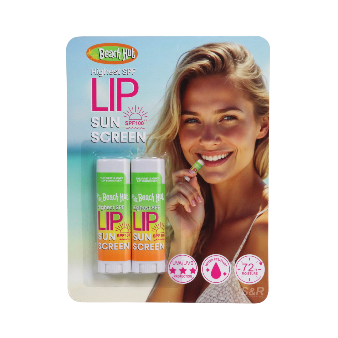 Beach Hut 2-piece Highest SPF Lip Sun Screen